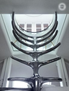 futuristické schodiště